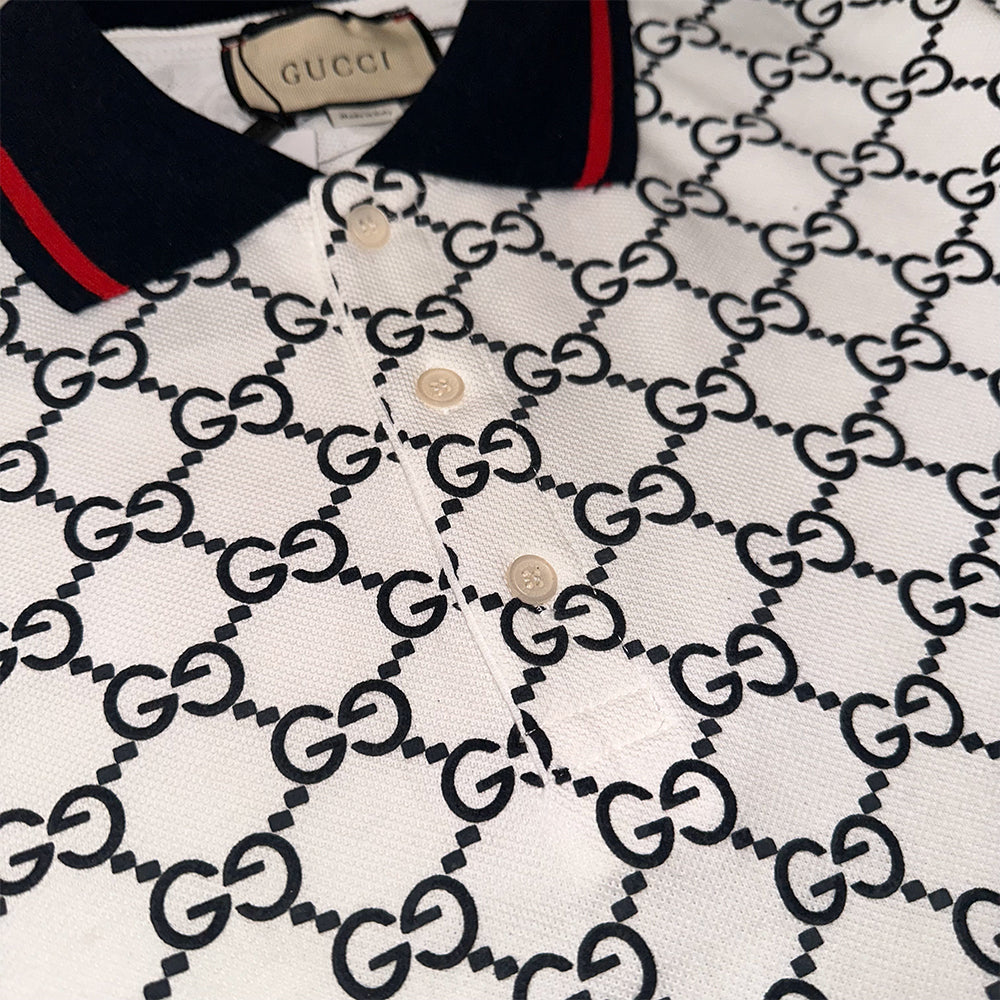 GUCCI GG short-sleeved polo shirt