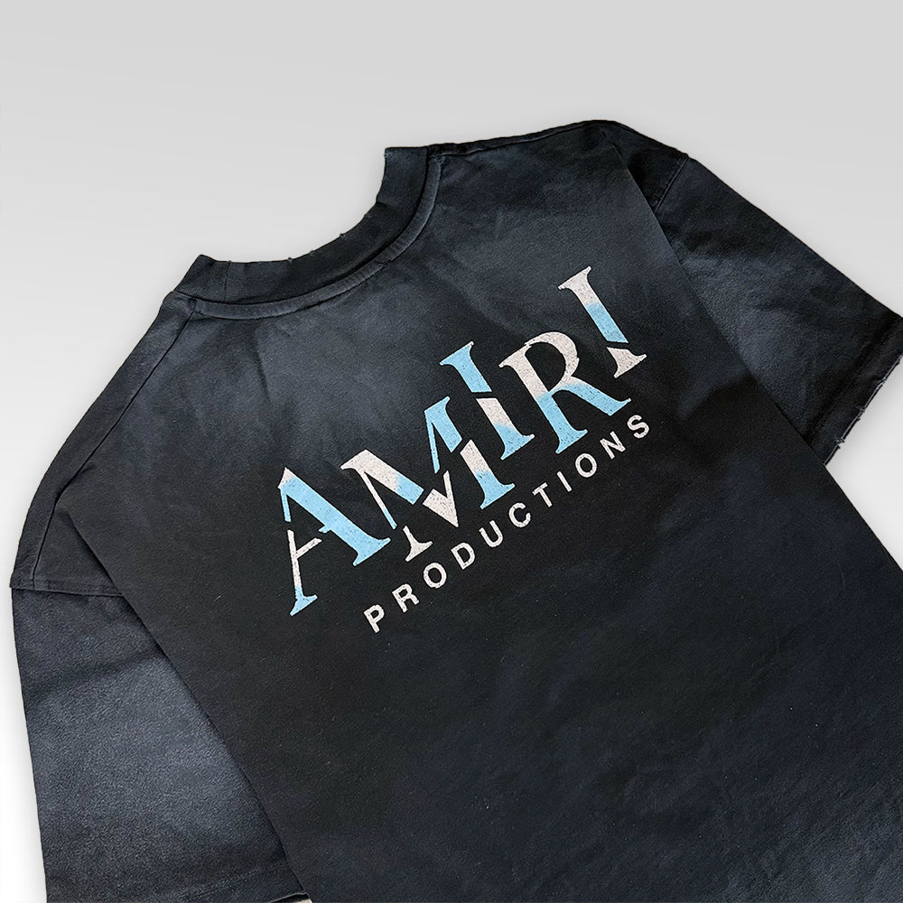 AMIRI Theatre Masks Large Fit Logo Print T-shirt