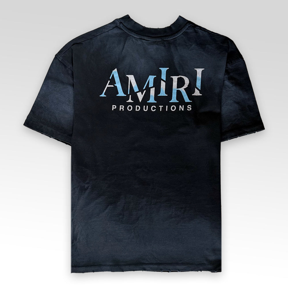 AMIRI Theatre Masks Large Fit Logo Print T-shirt