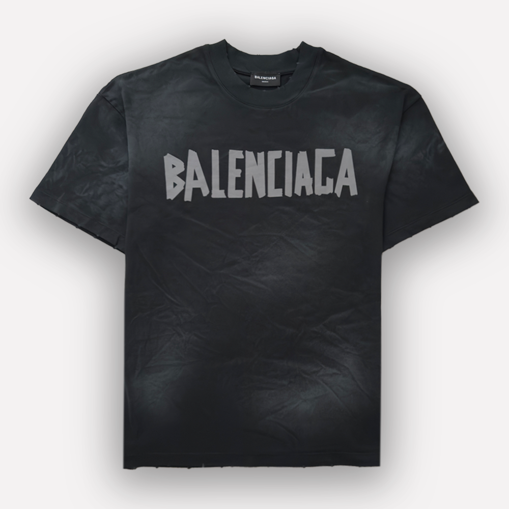 BALENCIAGA Faded Effect T-Shirt Large Fit
