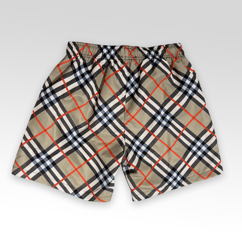 BURBERRY Check Swim Shorts