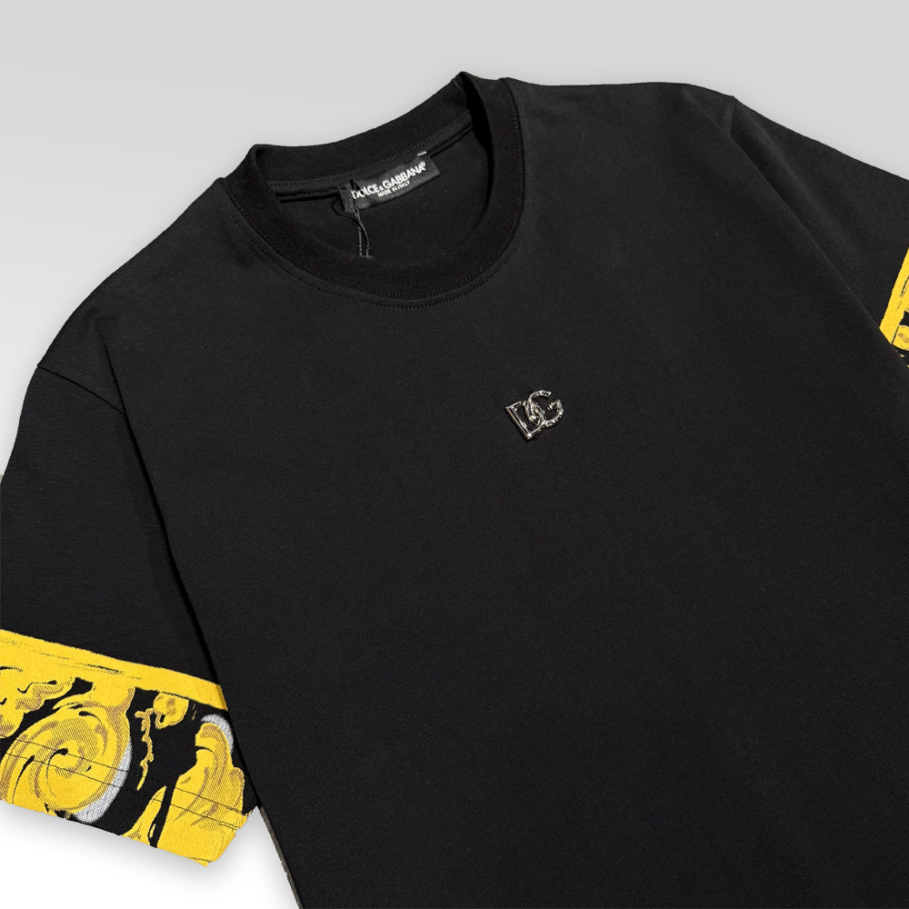 DOLCE&GABBANA Cotton T-shirt With Majolica-Print