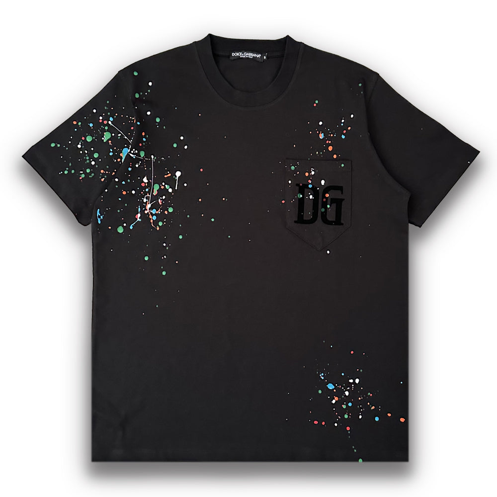 DOLCE&GABBANA Paint Drip T-Shirt