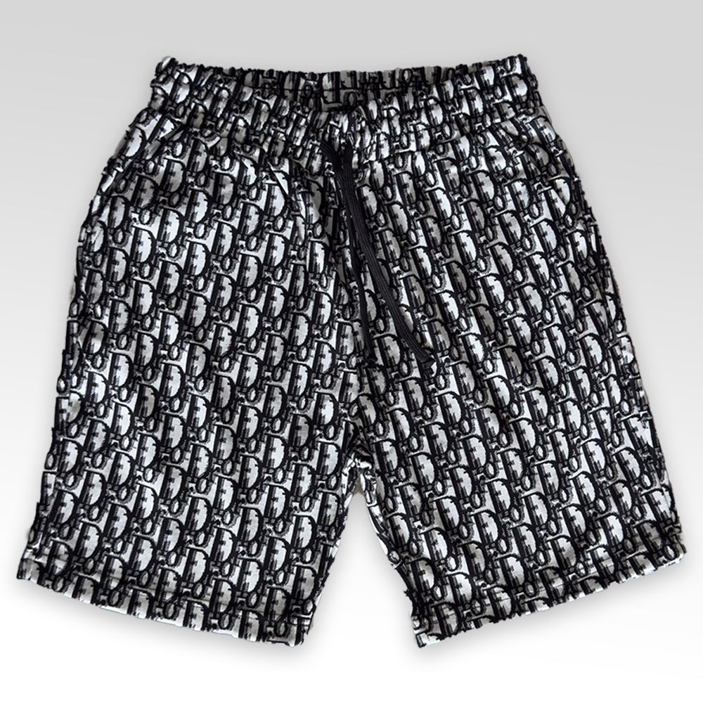 DIOR Oblique Polo Shirt-Short Set