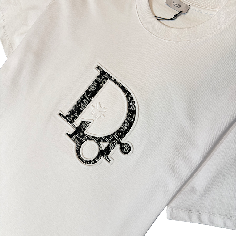 DIOR Embroidered Logo T-shirt