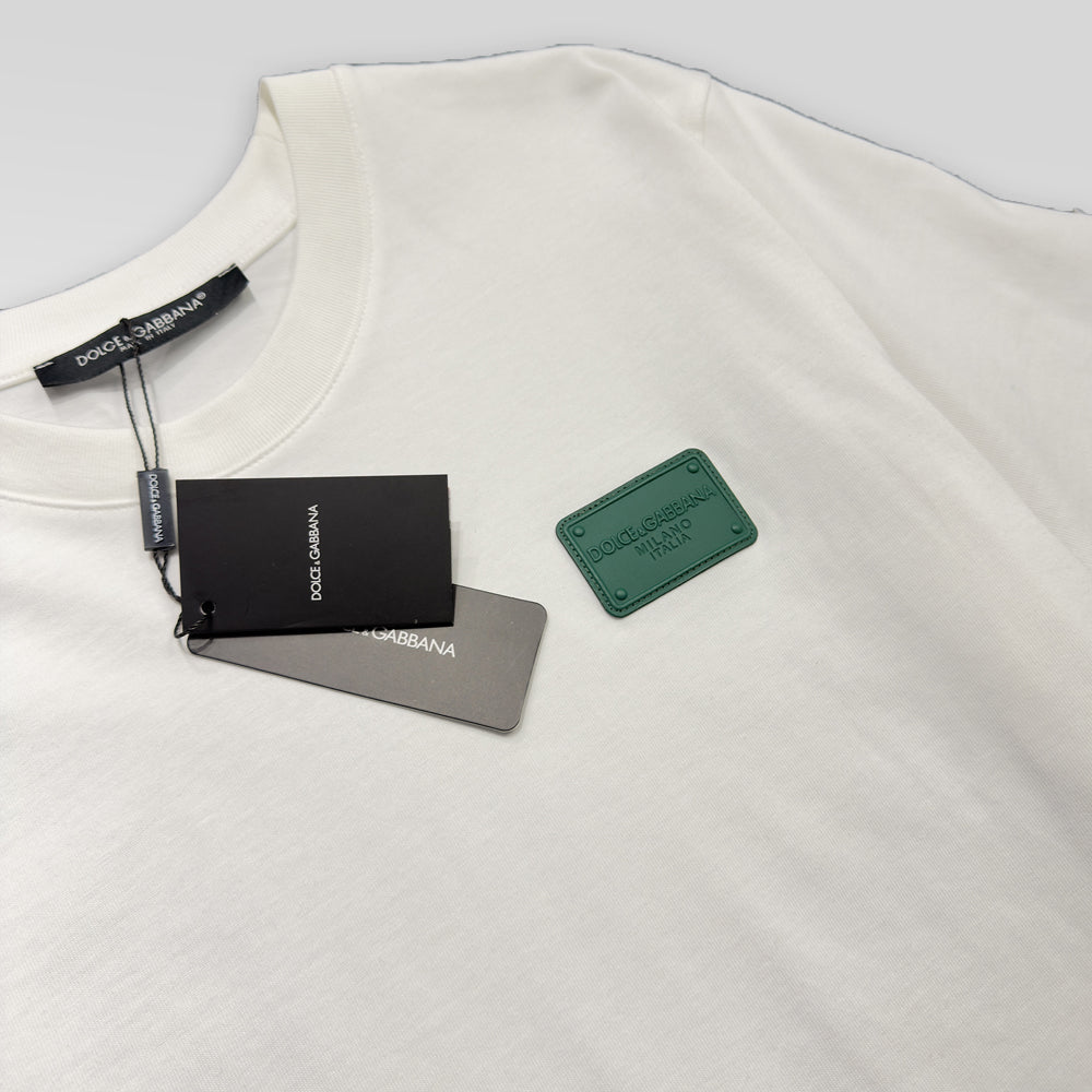 DOLCE&GABBANA Cotton T-shirt With Branded Tag
