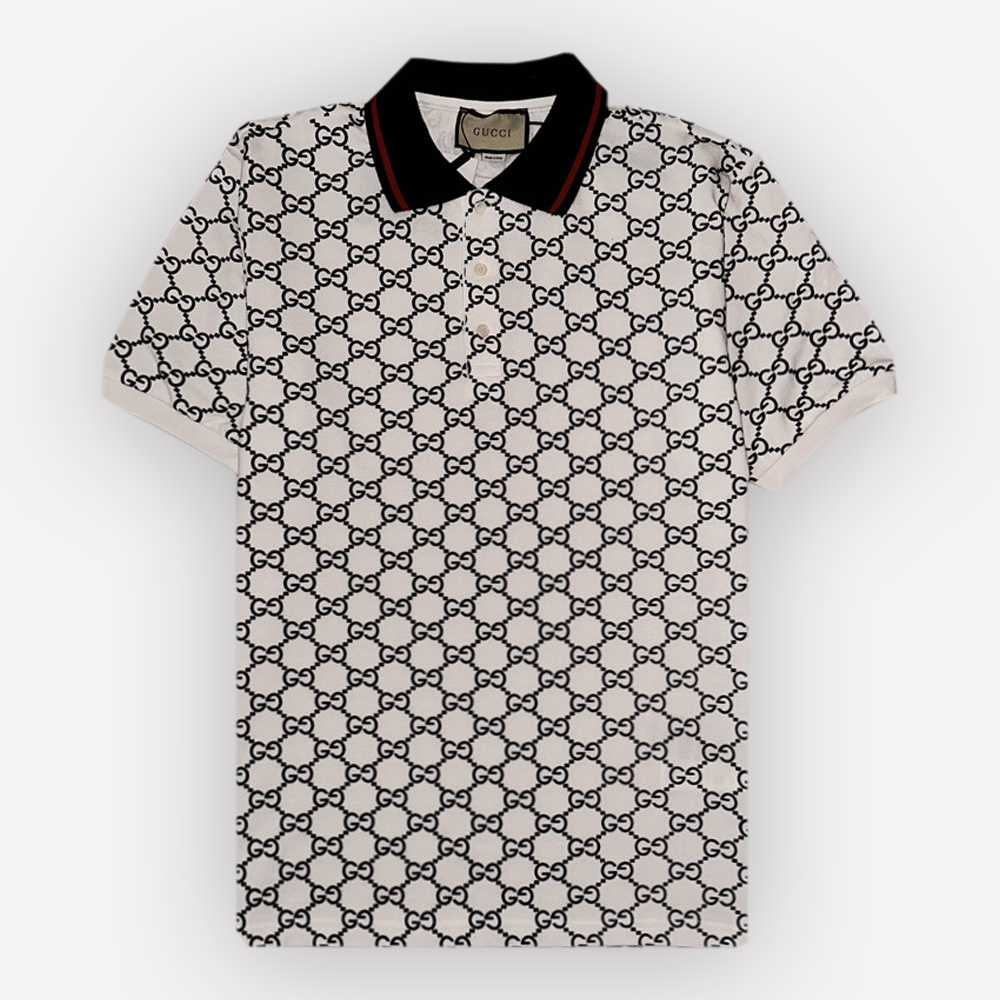 GUCCI GG short-sleeved polo shirt