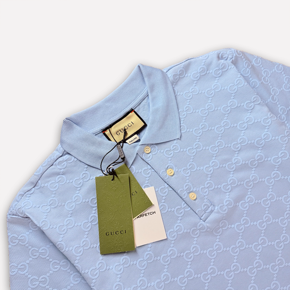 GUCCI GG short-sleeved polo shirt