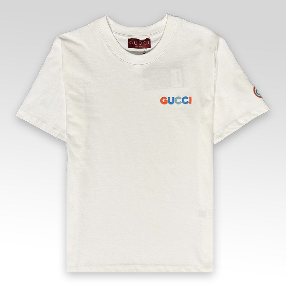 GUCCI Cotton T-shirt With Embroidery