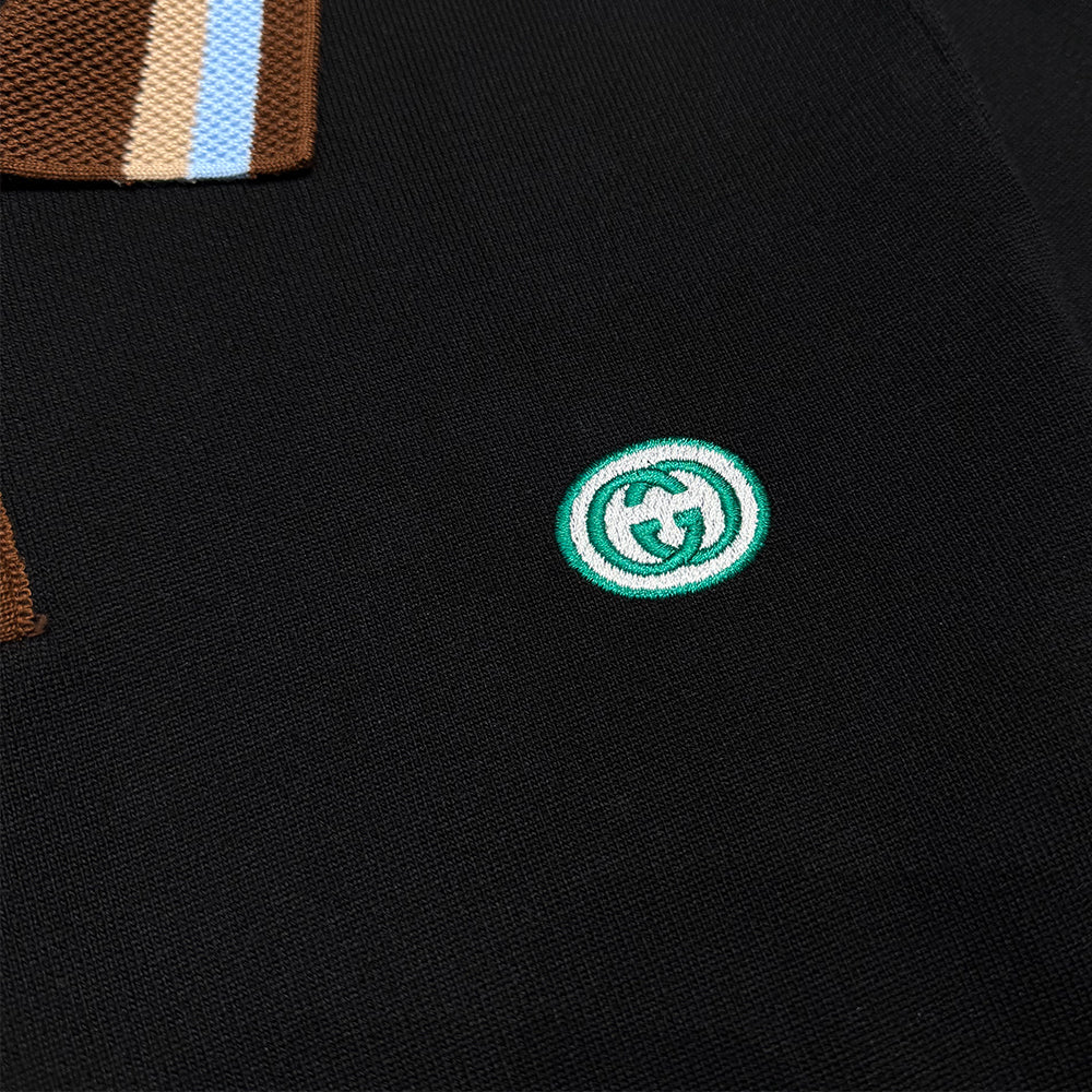 GUCCI GG knit polo shirt