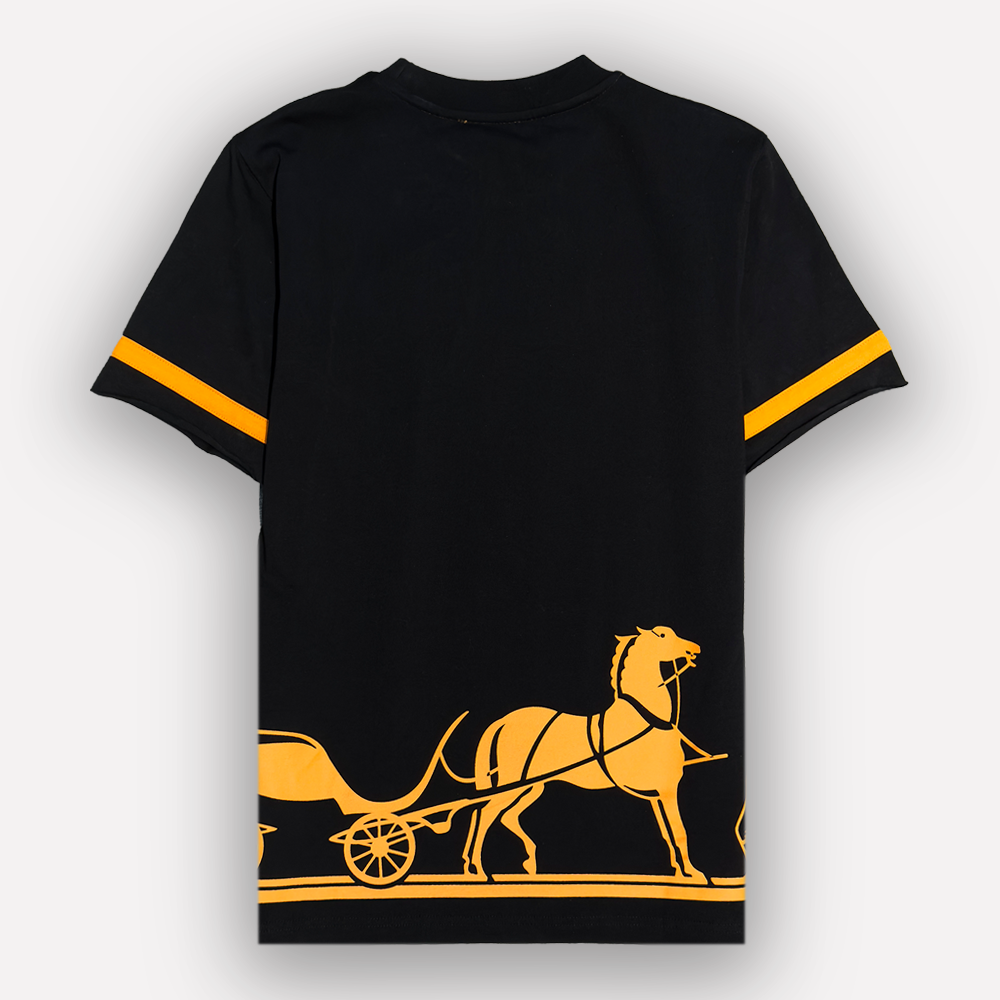 HERMES Logo Print T-shirt