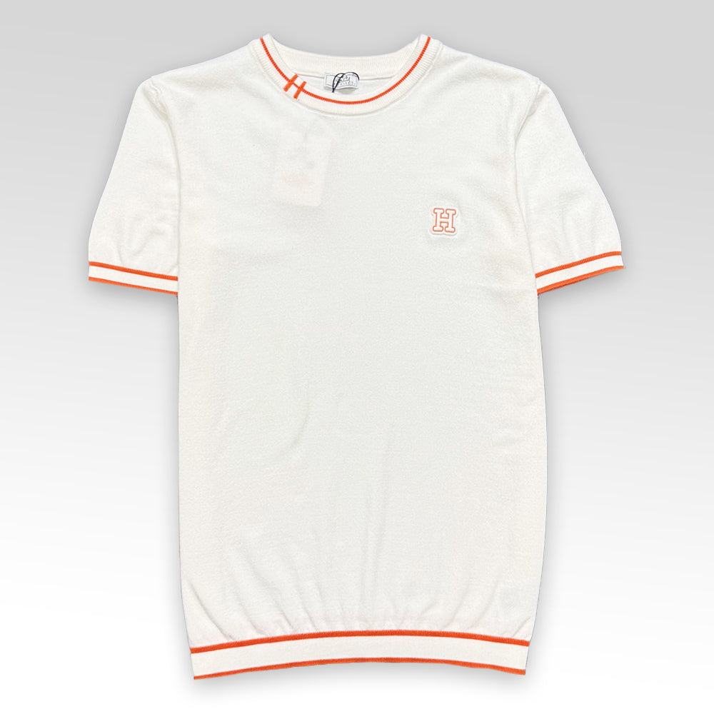 HERMES Cotton Crewneck Knit T-Shirt