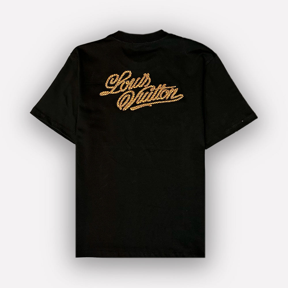LV Embroidered Signature Cotton T-Shirt