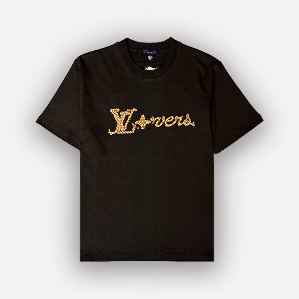 LV Embroidered Signature Cotton T-Shirt