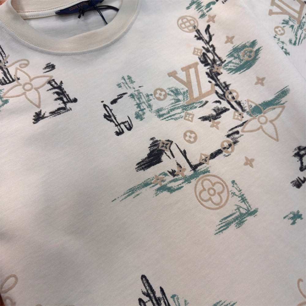 Flocked Logo T-Shirt