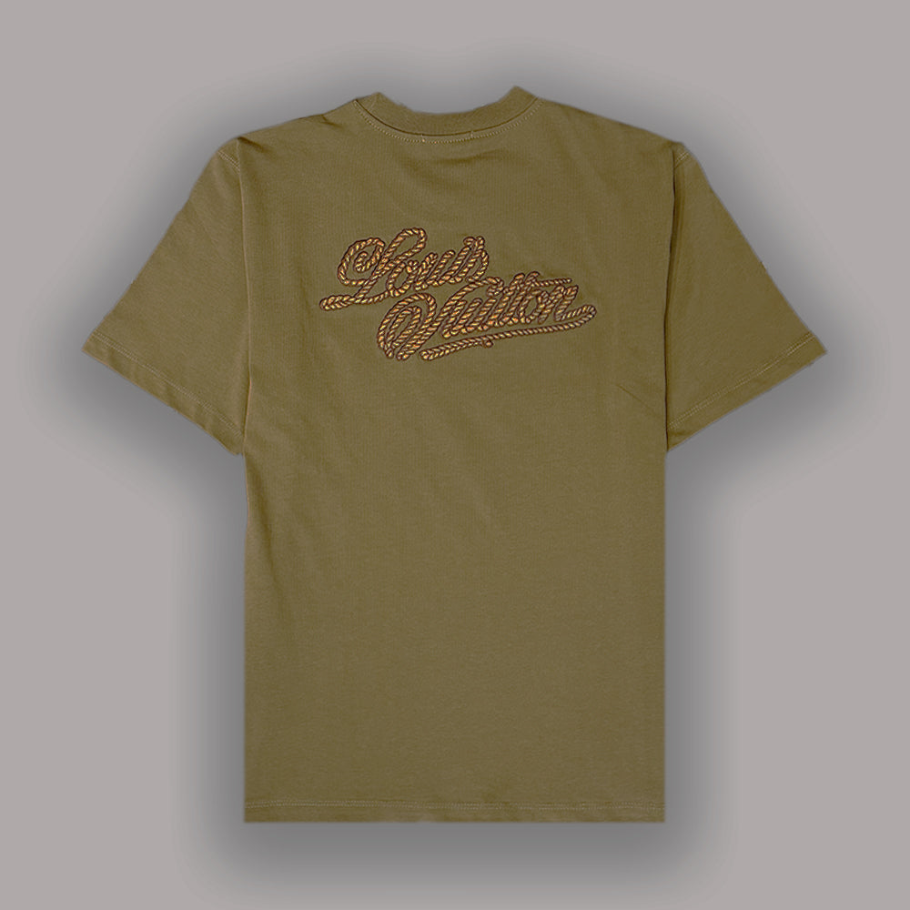LV Embroidered Signature Cotton T-Shirt