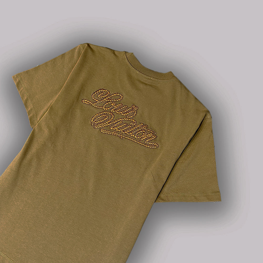 LV Embroidered Signature Cotton T-Shirt