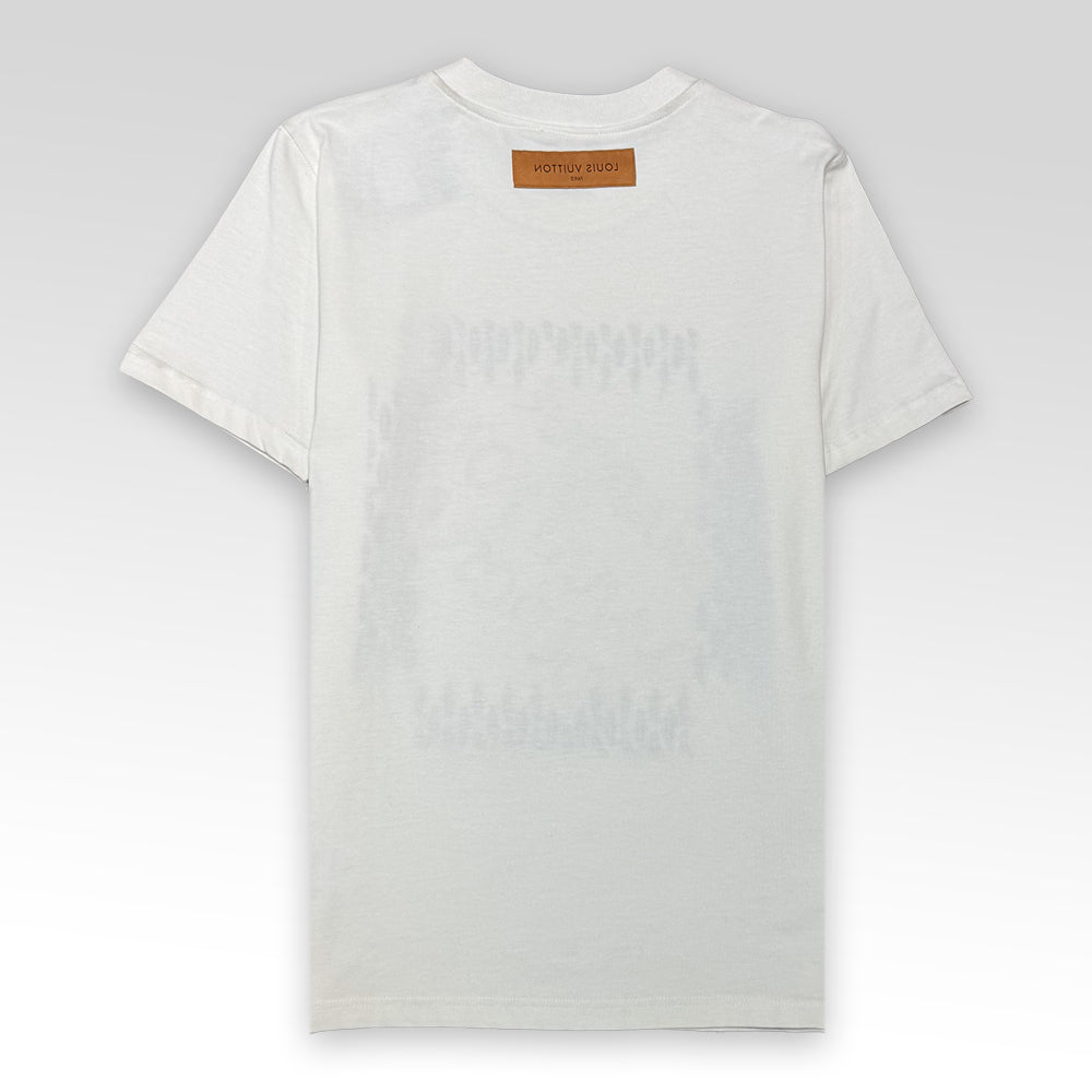 LV Embroidered Cotton T-shirt