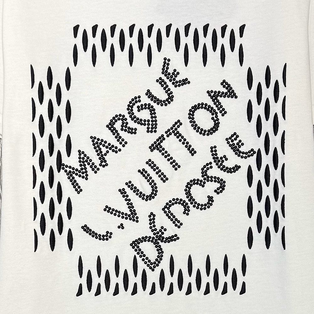 LV Embroidered Cotton T-shirt
