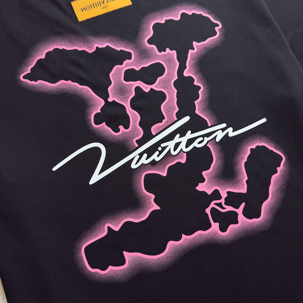 LV Logo Print T-Shirt