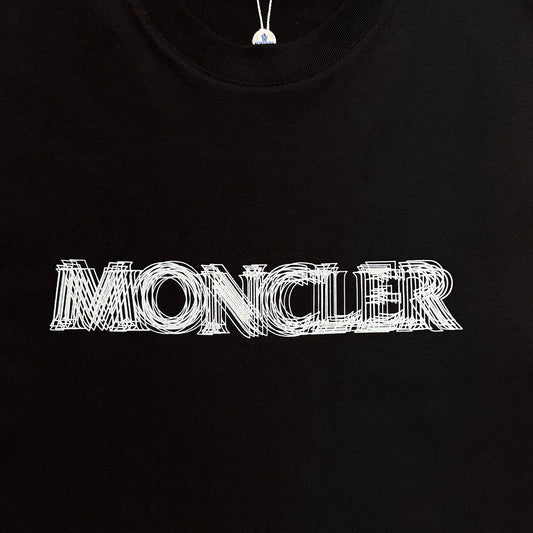 Blurred Logo Cotton T-shirt