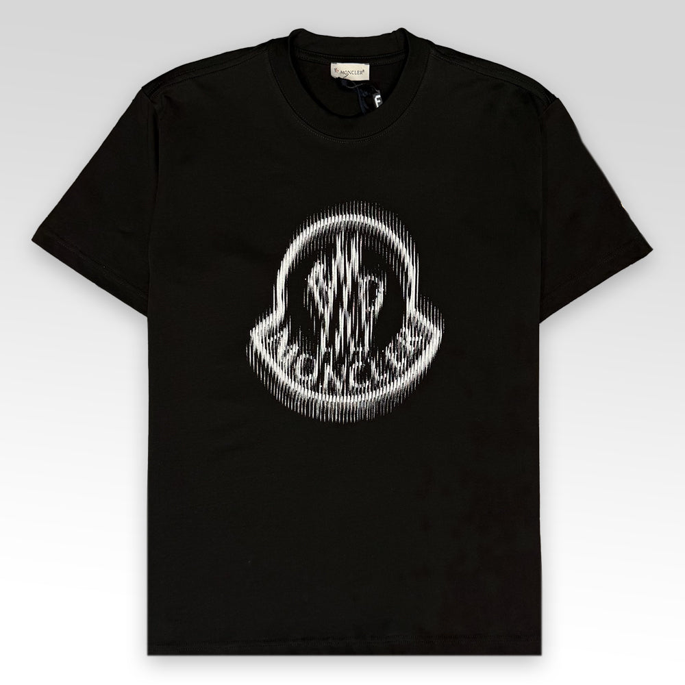 MONCLER Blurred Logo Cotton T-shirt