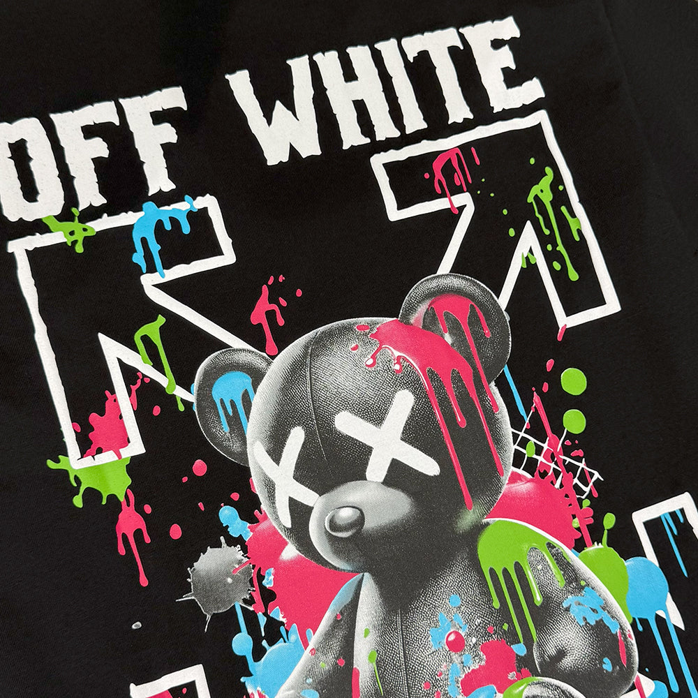 OFF-WHITE X KAWS Logo Print T-Shirt