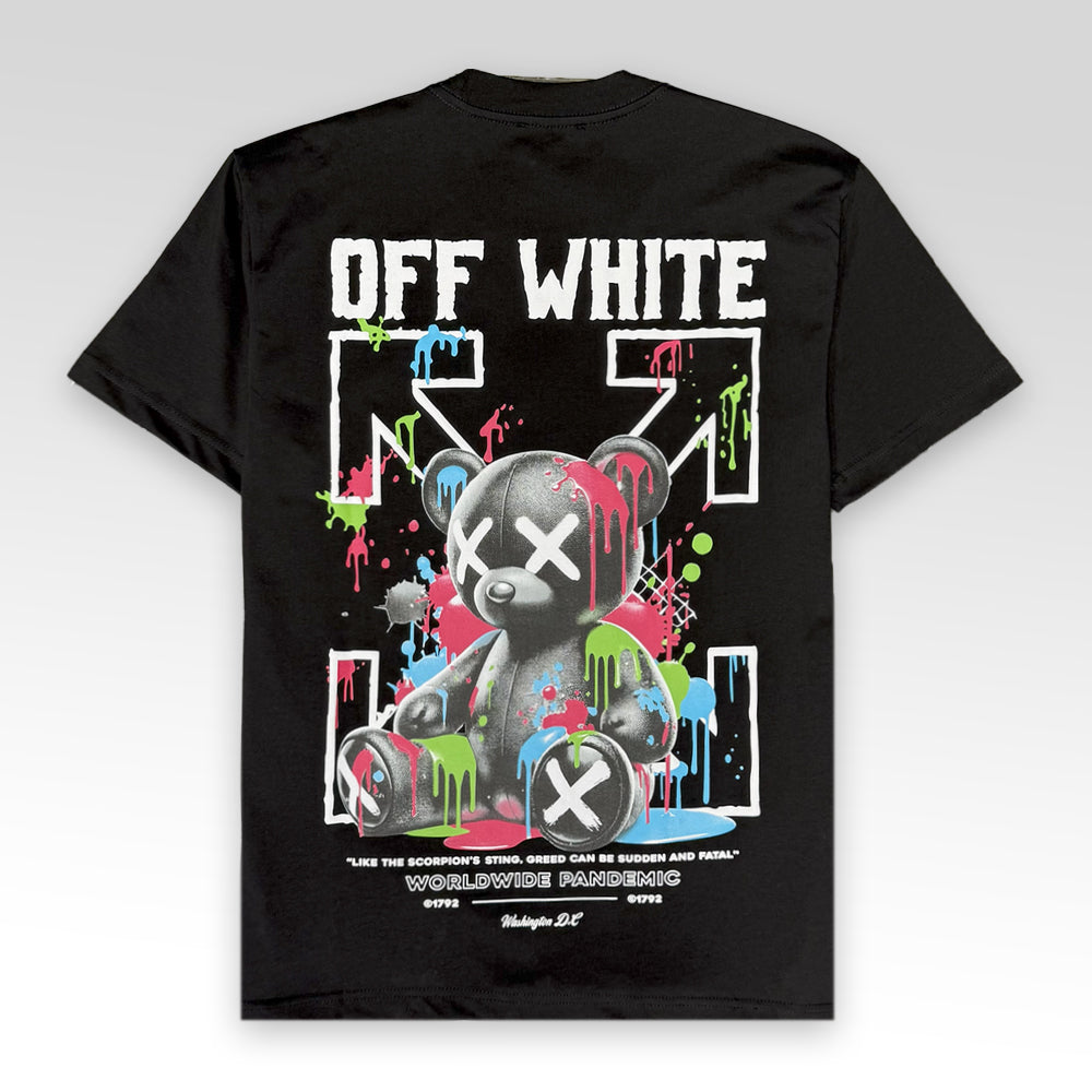 OFF-WHITE X KAWS Logo Print T-Shirt
