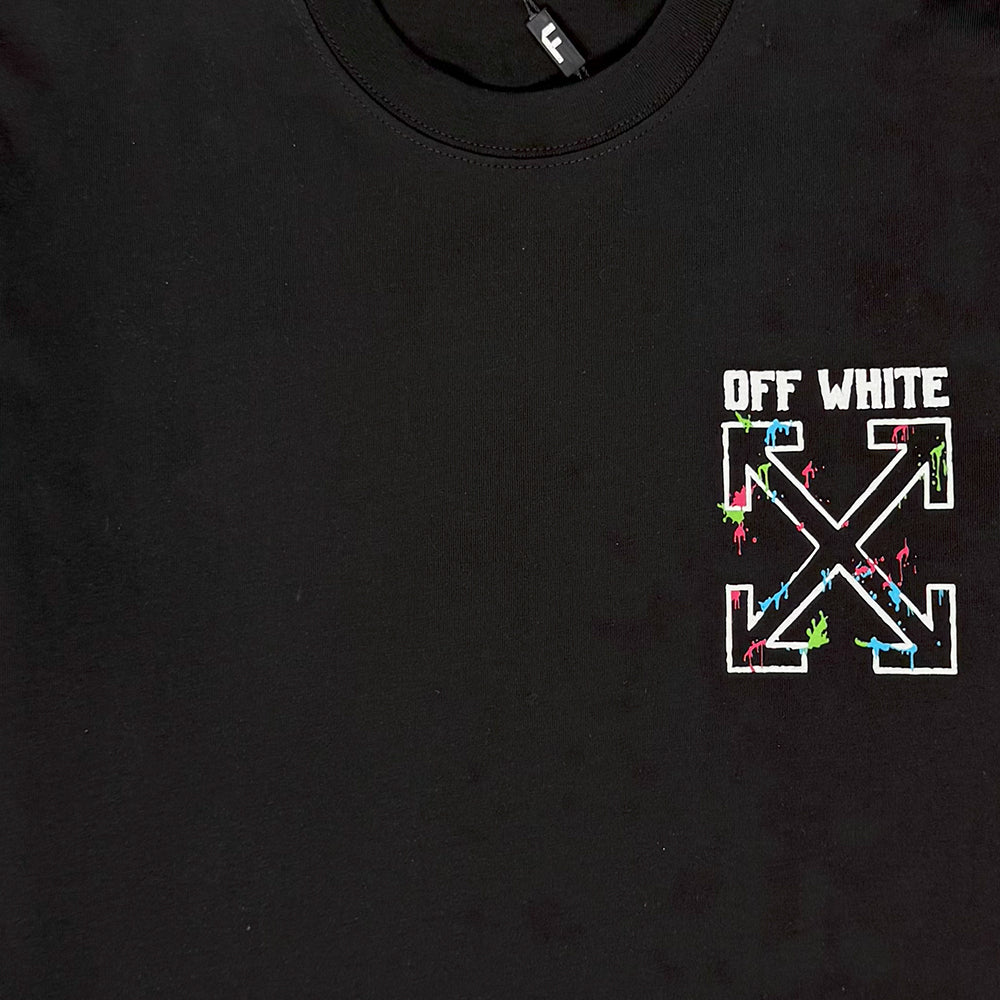 OFF-WHITE X KAWS Logo Print T-Shirt