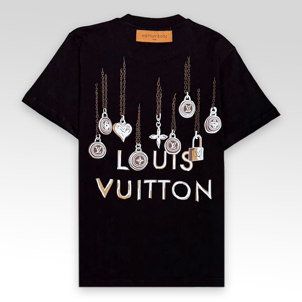LV Logo Print T-Shirt