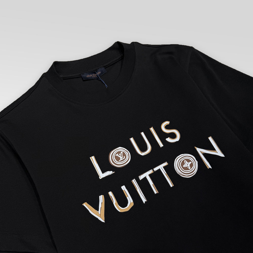 LV Logo Print T-Shirt