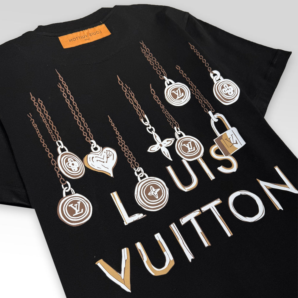 LV Logo Print T-Shirt