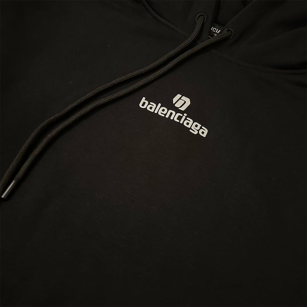 BALENCIAGA Logo Print Hoodie