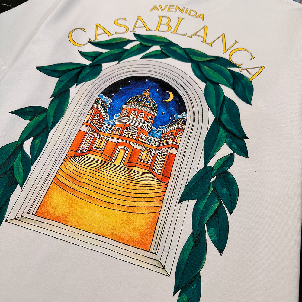 CASABLANCA logo-print T-shirt
