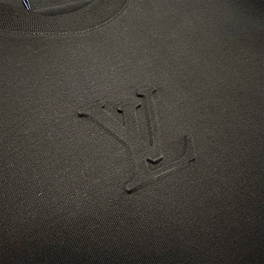 LV Logo Embossed T-Shirt