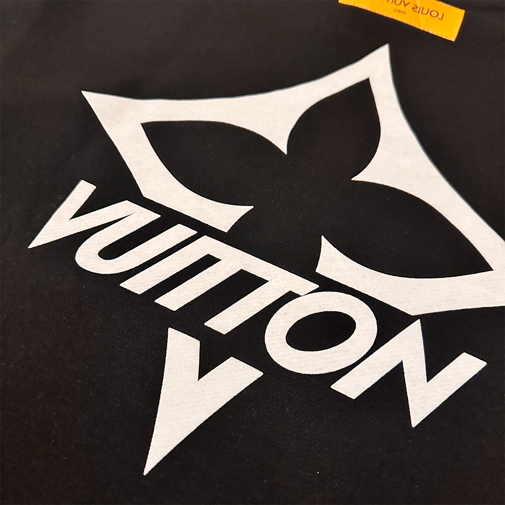 LV Logo Print Sweatshirt