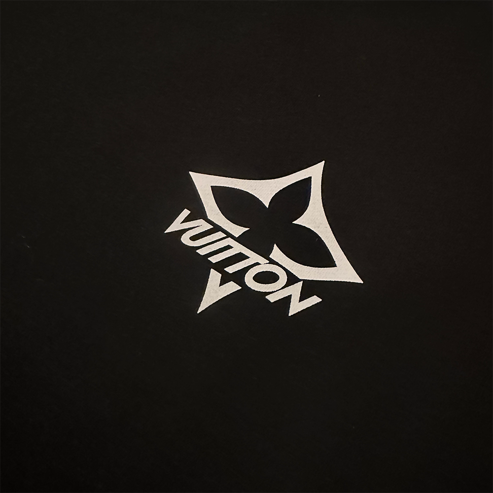 LV Logo Print Sweatshirt
