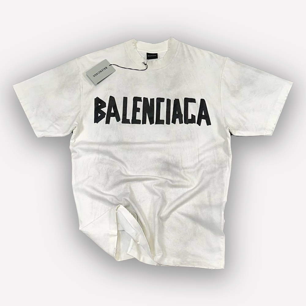 BALENCIAGA Vintage Effect Oversized T-shirt