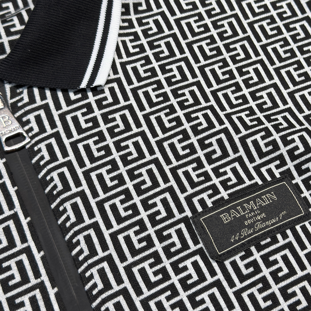 BALMAIN Labyrinth Polo Shirt
