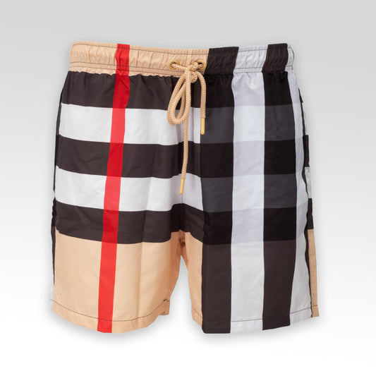 BURBERRY Check Swim Shorts