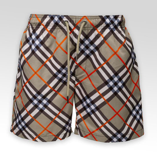 BURBERRY Check Swim Shorts