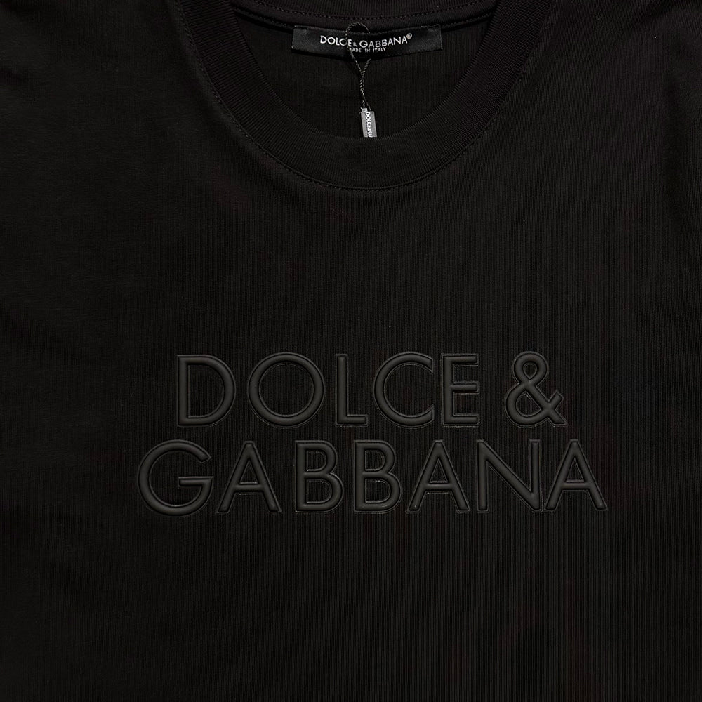 Cotton T-shirt With Logo Embossing