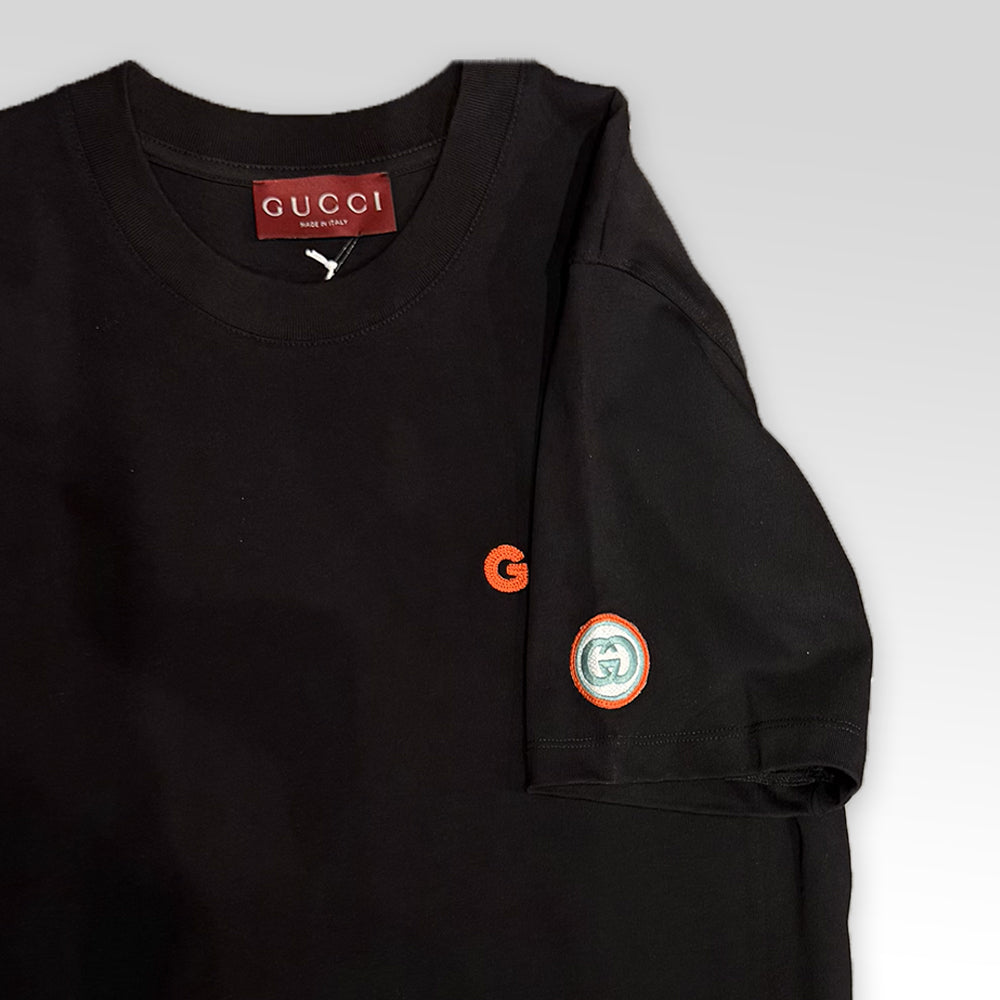 GUCCI Cotton T-shirt With Embroidery