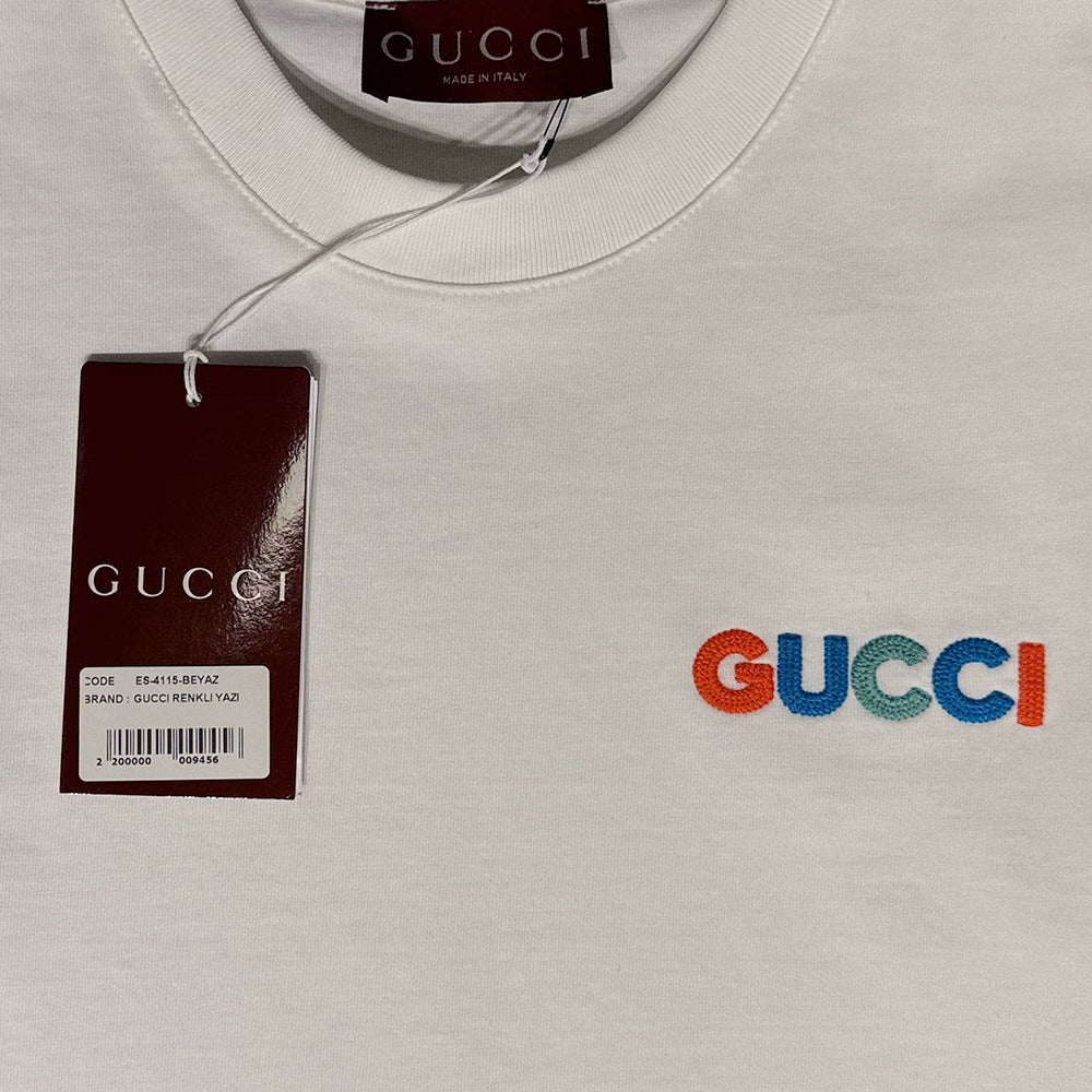 GUCCI Cotton T-shirt With Embroidery