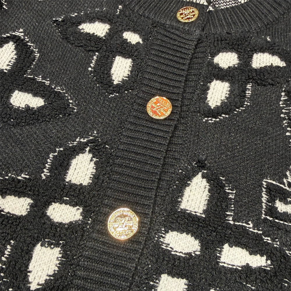 Monogram Knitted Women's Cardigan