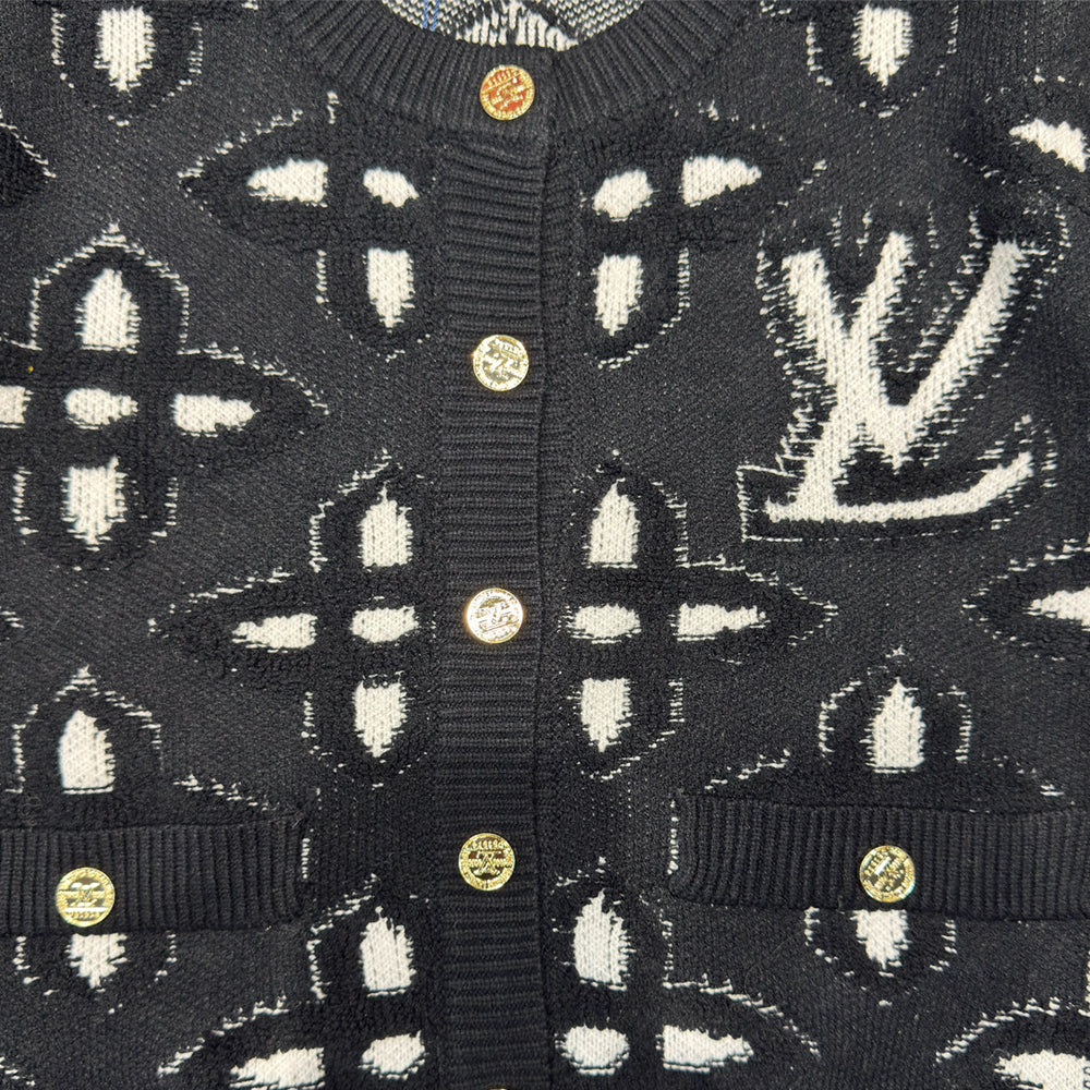Monogram Knitted Women's Cardigan