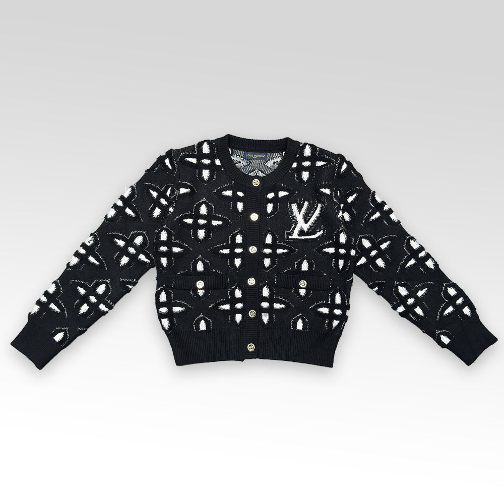 Monogram Knitted Women's Cardigan