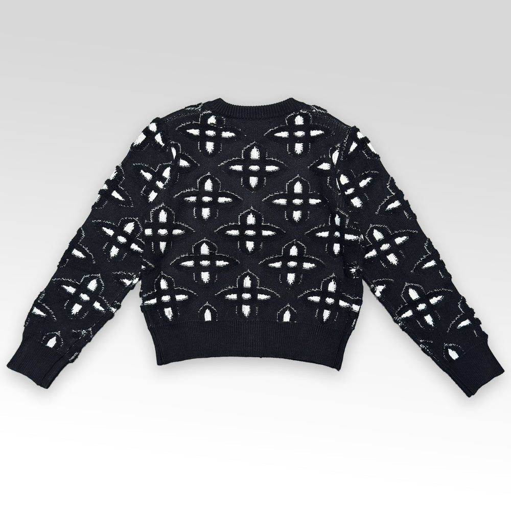 Monogram Knitted Women's Cardigan