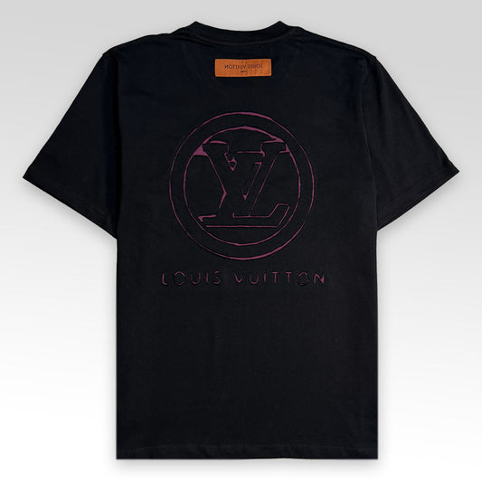 LV Logo Embroidered T-Shirt