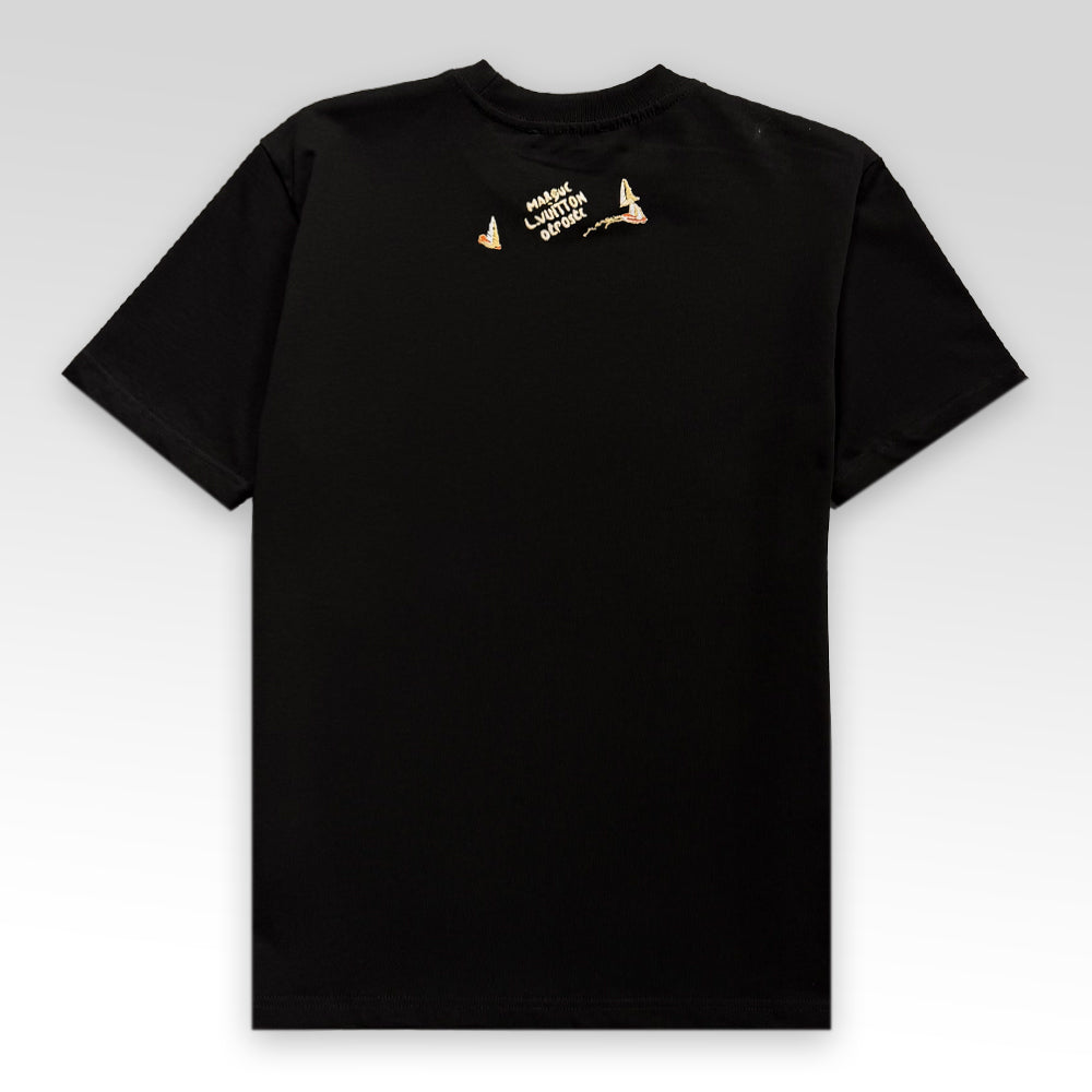 LV Logo Print T-Shirt